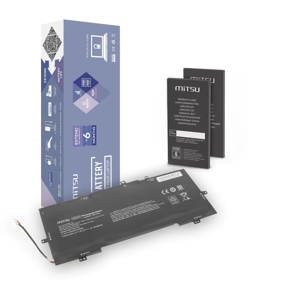 ⁨Mitsu Battery for HP Envy 13-D⁩ at Wasserman.eu