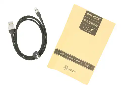 ⁨ROMOSS cable for Apple iPad, iPhone - lightning (charging, communication) - black⁩ at Wasserman.eu
