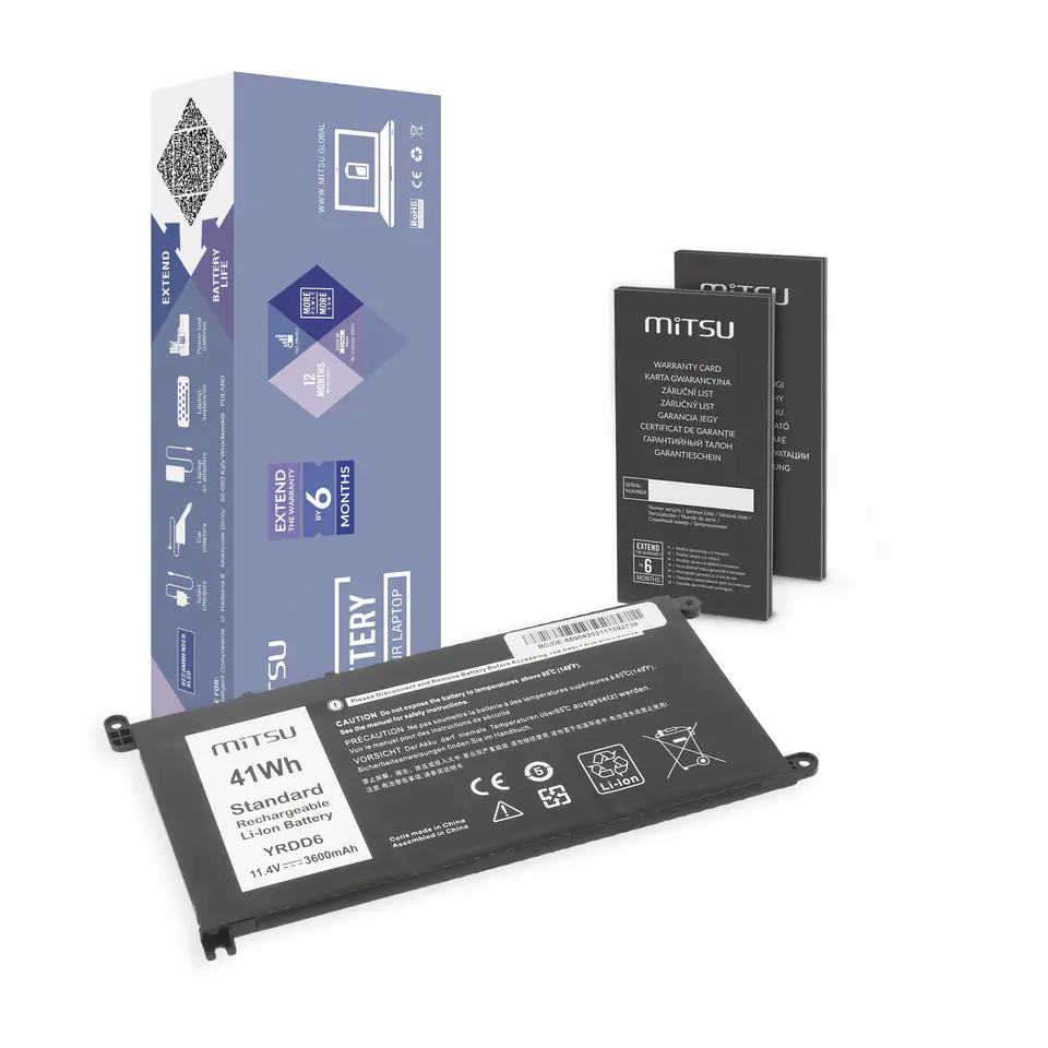 Bateria Mitsu do Dell Inspiron 14 (5481), 14 (5590) w sklepie Wasserman.eu