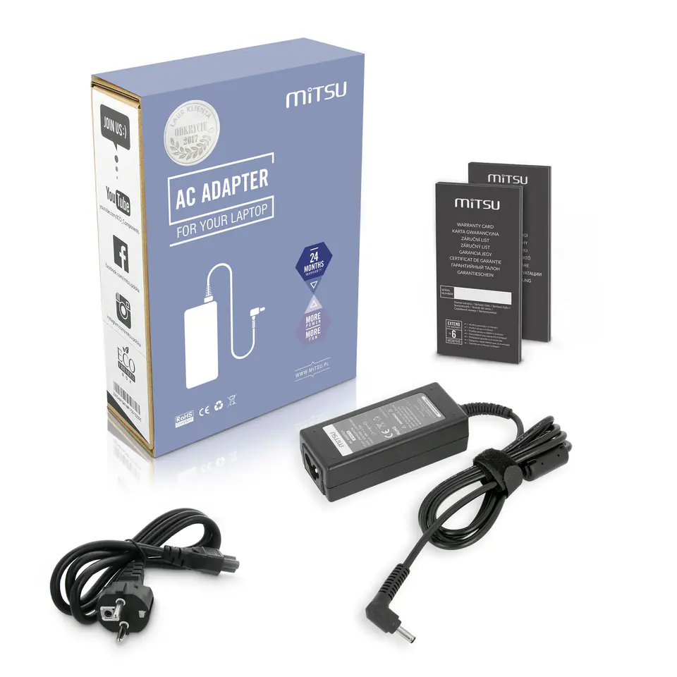 Zasilacz Mitsu 19v 1.75a (4.0x1.35) 33W do Asus w sklepie Wasserman.eu