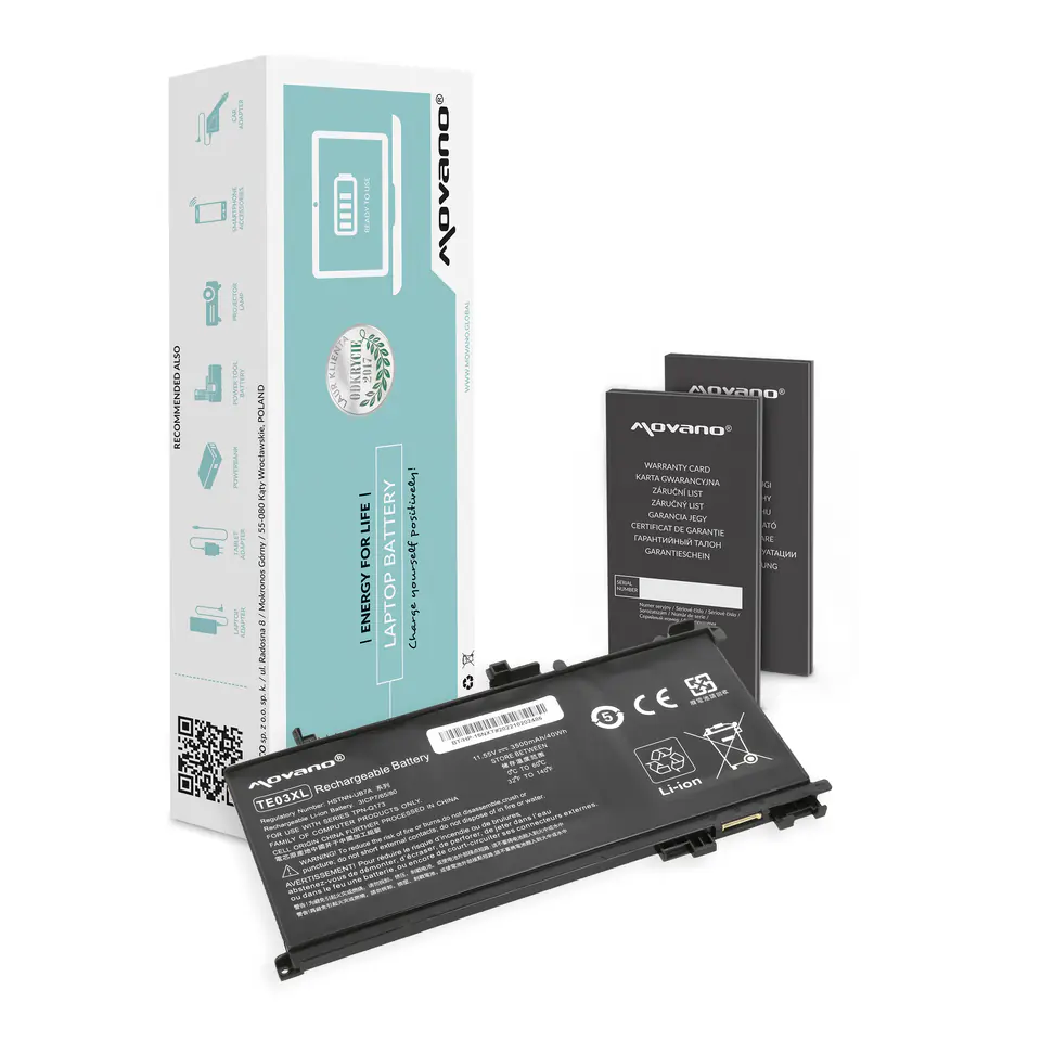 Bateria Movano do HP Omen 15, Pavilion 15 - 11.55V w sklepie Wasserman.eu