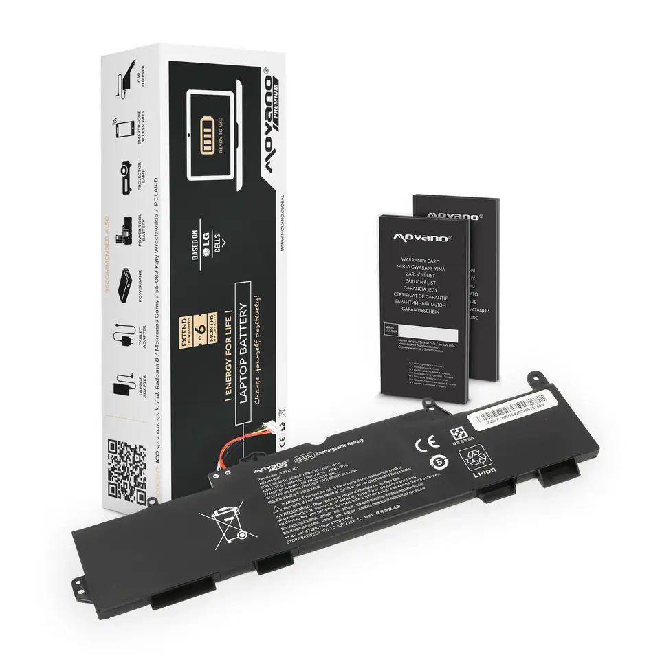 ⁨Movano Premium Battery for HP EliteBook 735, 745, 840 G5⁩ at Wasserman.eu