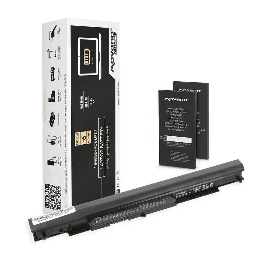 ⁨Bateria Movano Premium do HP 240 G4, 255 G4 - 11.1V⁩ w sklepie Wasserman.eu