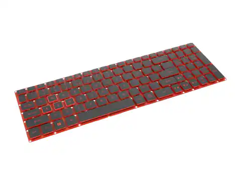 ⁨Klawiatura laptopa do Acer Nitro 5 AN515 - taśma 28pin czerwona (numeryczna, podświetlana)⁩ w sklepie Wasserman.eu