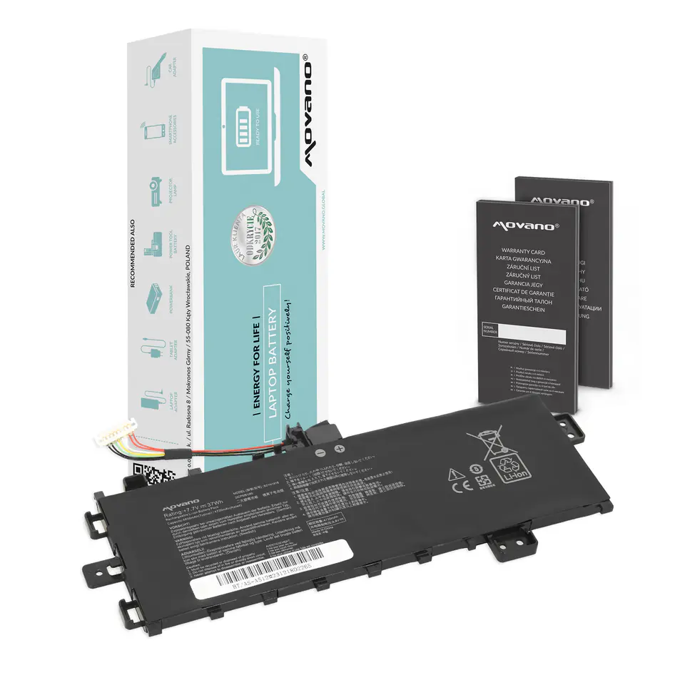 ⁨Bateria Movano do Asus Vivobook 17 D712, S712, X712⁩ w sklepie Wasserman.eu