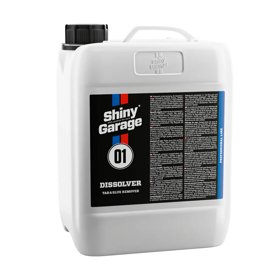 ⁨Shiny Garage Dissolver Tar&Glue Remover 5L - preparat do usuwania smoły i kleju⁩ w sklepie Wasserman.eu