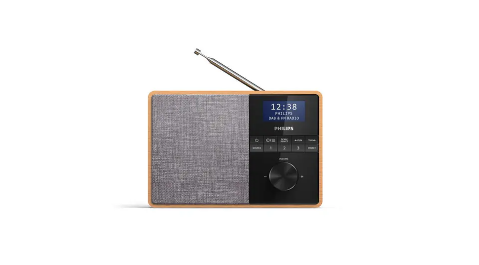 ⁨Philips Radio Portable Digital Black,⁩ w sklepie Wasserman.eu