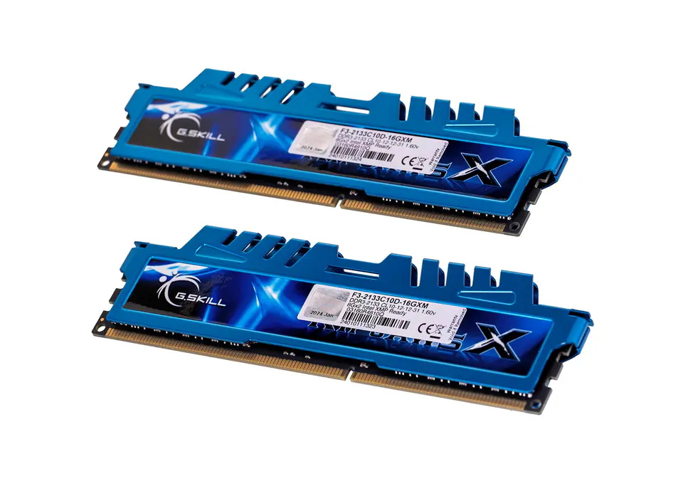 ⁨G.Skill RipjawsX 16GB (8GBx2) DDR3-2133 MHz memory module 2 x 8 GB⁩ at Wasserman.eu