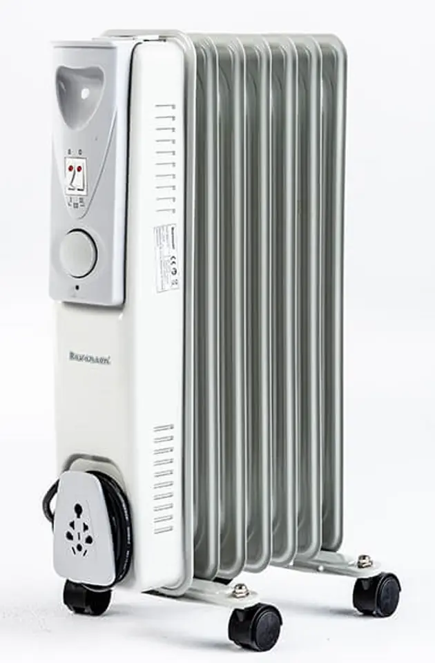 Grzejnik olejowy Ravanson OH-07 (1500W; 7; kolor szary) w sklepie Wasserman.eu