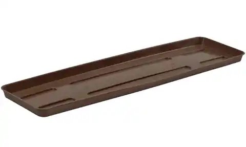 ⁨Podstawka pod doniczkę balkonową (60 cm, brązowy)⁩ w sklepie Wasserman.eu
