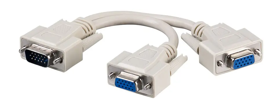 ⁨MicroConnect VGA Y-splitter 1 to 2, passive⁩ w sklepie Wasserman.eu