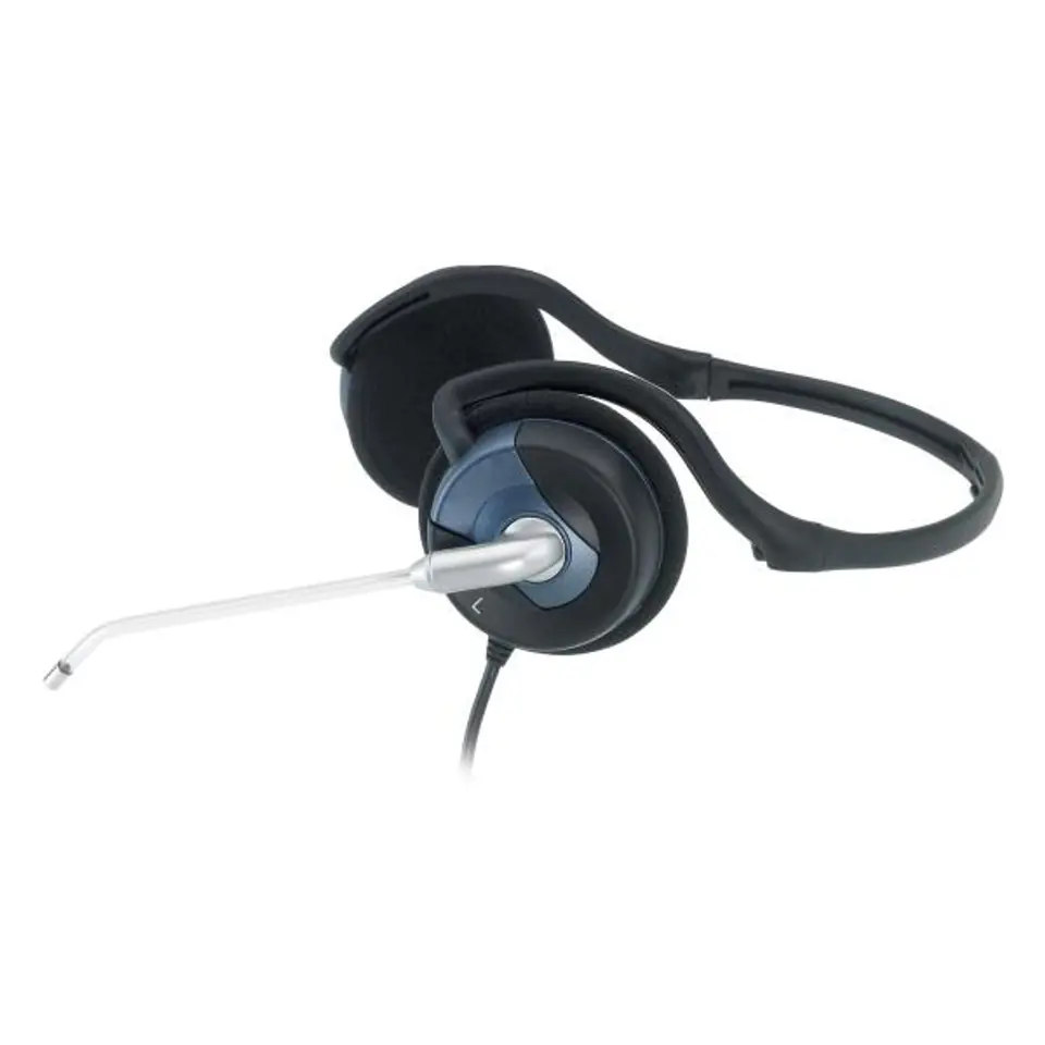 ⁨Genius HS-300N słuchawki z mikrofonem, przewodowa, czarna, 3.5 mm jack⁩ w sklepie Wasserman.eu