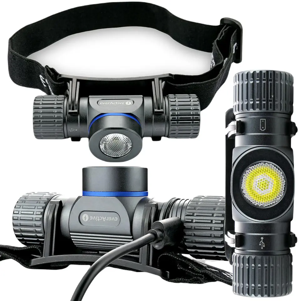 Latarka czołowa Osram P9 10W LED everActive HL-1100R Force 1100 lumenów IPX4 w sklepie Wasserman.eu
