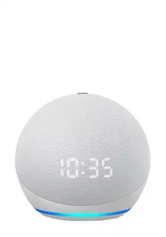 ⁨Amazon Echo Dot 5 z zegarem Glacier White⁩ w sklepie Wasserman.eu