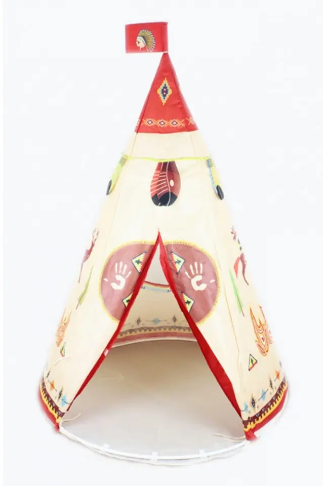 ⁨INDIAN TIPI TENT WIGWAM 160X105X105 CM⁩ at Wasserman.eu