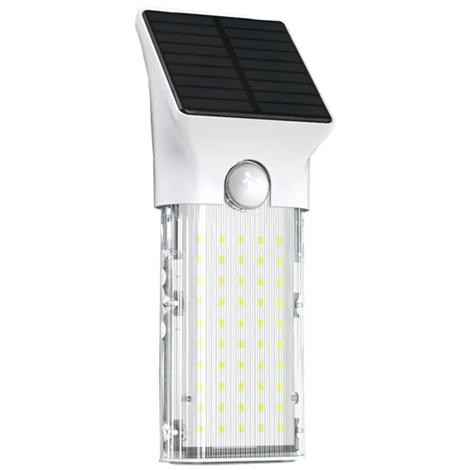 ⁨POWERNEED SOLARNA BAKTERIOBÓJCZA LAMPA UV 1000LM, NEUTRALIZACJA WIRUSÓW, LED X20, PV 1W, CZUJNIK RUCHU I ZMIERZCHOWY SWL-15⁩ w sklepie Wasserman.eu