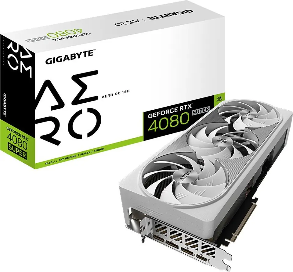 ⁨Karta graficzna GIGABYTE GeForce RTX 4080 SUPER AERO OC 16GB (GV-N408SAERO OC-16GD)⁩ w sklepie Wasserman.eu