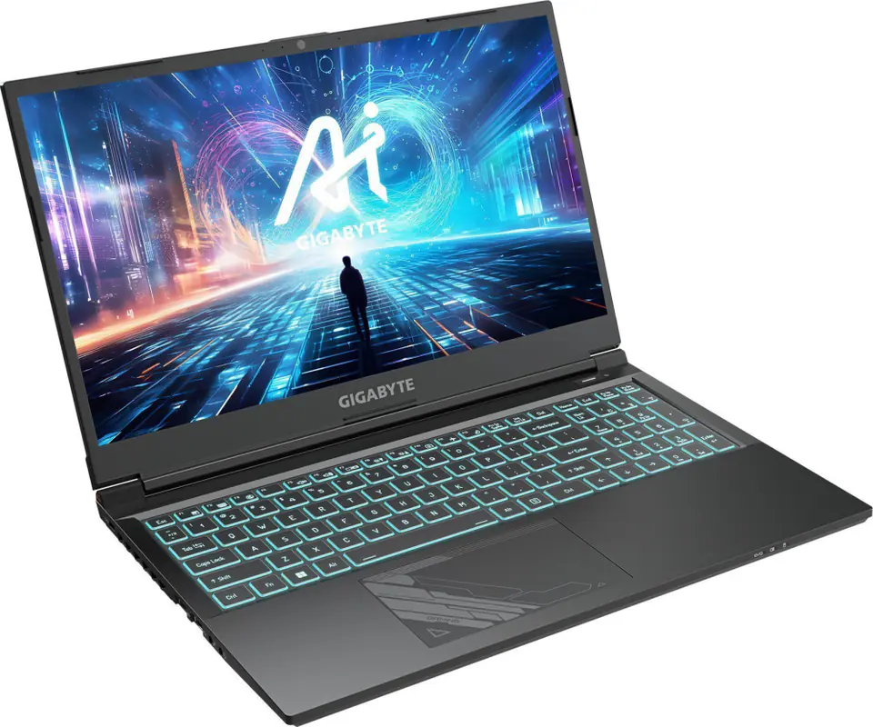 ⁨Notebook GIGABYTE G5 MF 2024 (15.6"/I7-13620H /RTX4050/16GB/SSD512GB/Czarny)⁩ w sklepie Wasserman.eu