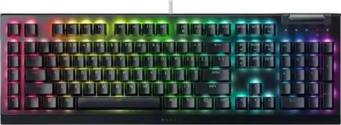 ⁨Razer BlackWidow V4 X Mechanical Gaming Keyboard, Green Switch, US Layout, Wired, Black Razer⁩ at Wasserman.eu