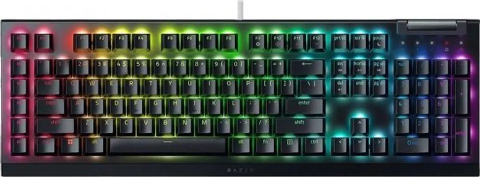 ⁨Razer BlackWidow V4 X Mechanical Gaming Keyboard, Green Switch, US Layout, Wired, Black Razer⁩ at Wasserman.eu