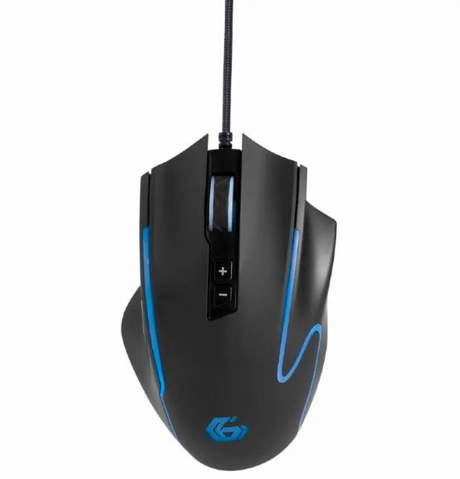 ⁨Gembird MUSG-RAGNAR-RX300 USB gaming RGB backlighted mouse, 8 buttons, 12000 DPI⁩ at Wasserman.eu