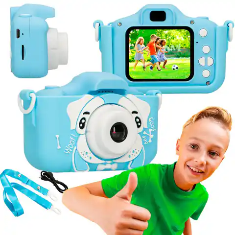 ⁨Extralink Kids Camera H28 Single Blue | Digital Camera | 1080P 30fps, 2.0" display⁩ at Wasserman.eu