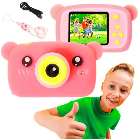 ⁨Extralink Kids Camera H25 Pink | Digital Camera | 1080P 30fps, 2.0" display⁩ at Wasserman.eu