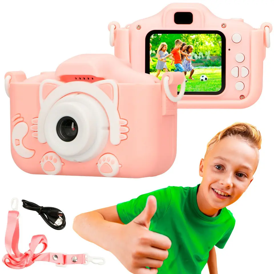 ⁨EXTRALINK KIDS CAMERA H27 SINGLE PINK⁩ w sklepie Wasserman.eu