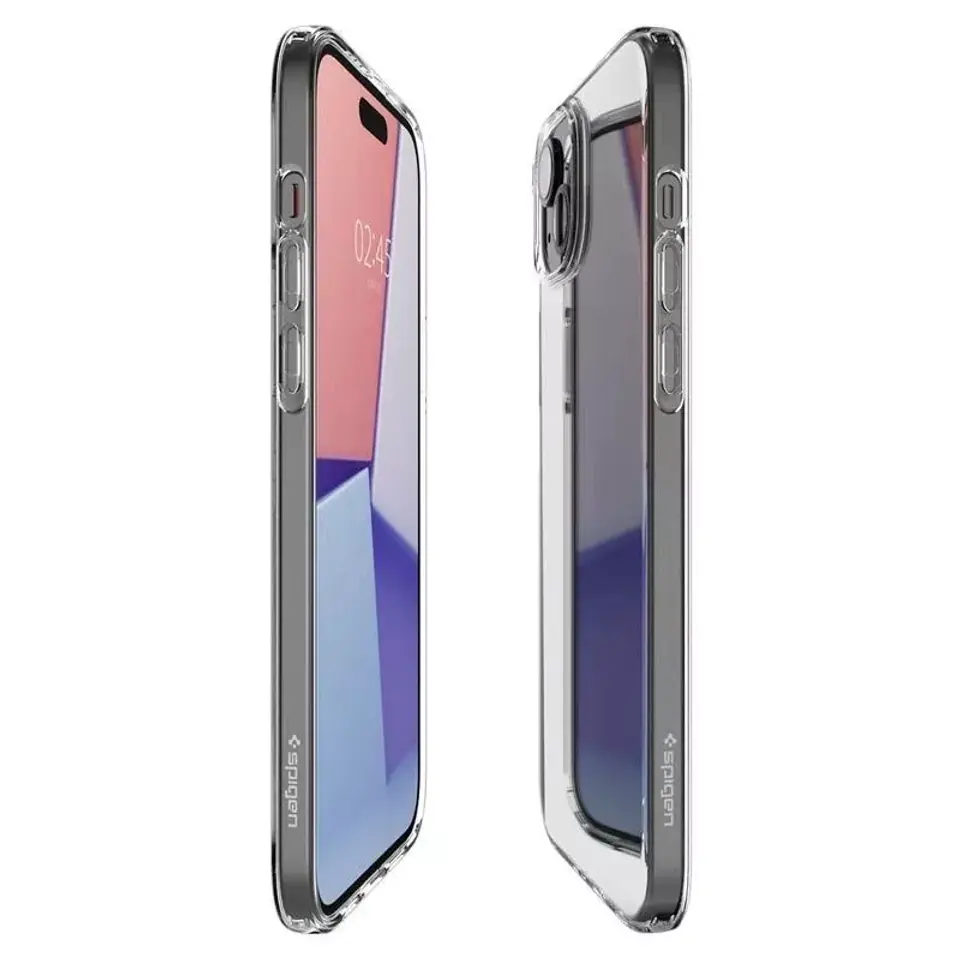 ⁨Etui Spigen Crystal Flex do Apple iPhone 15 - przezroczyste⁩ w sklepie Wasserman.eu