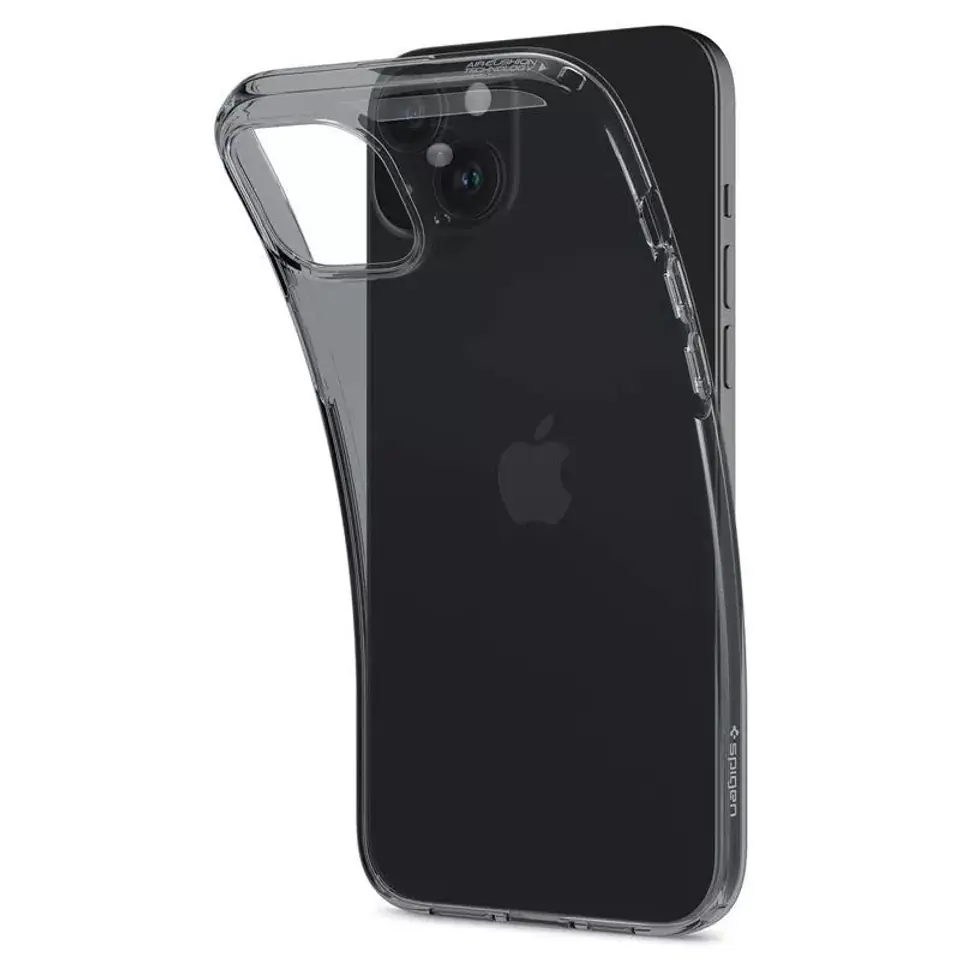 ⁨Etui Spigen Crystal Flex do Apple iPhone 15 - szaro-przezroczyste⁩ w sklepie Wasserman.eu