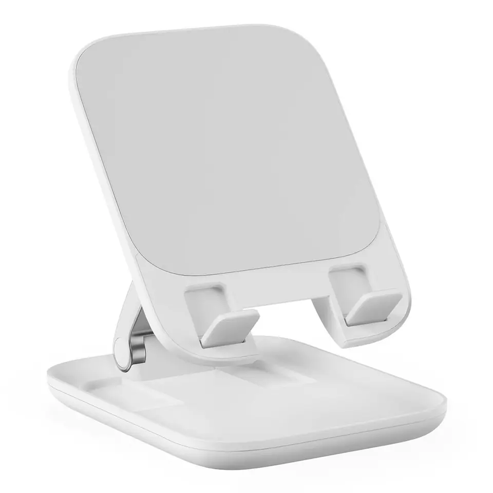 ⁨Składany stojak podstawka na tablet telefon Seashell Series biały⁩ w sklepie Wasserman.eu
