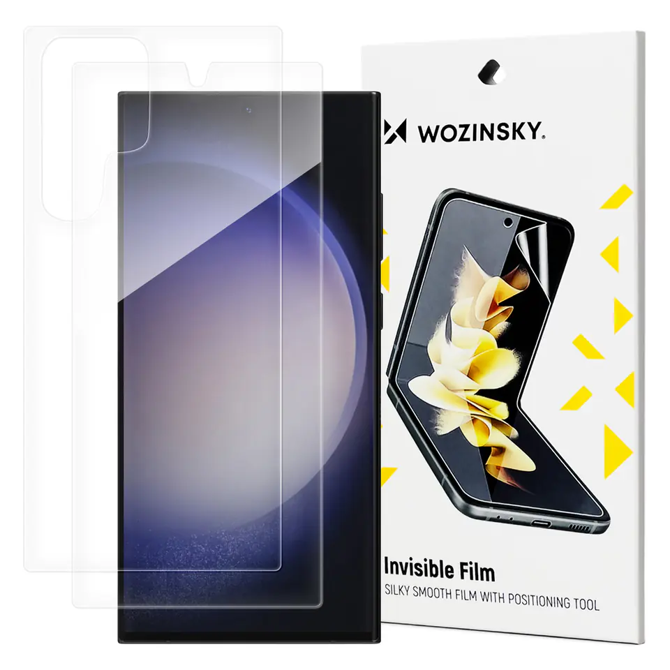 ⁨Folia ochronna na ekran do Samsung Galaxy S23 Ultra Invisible Film⁩ w sklepie Wasserman.eu