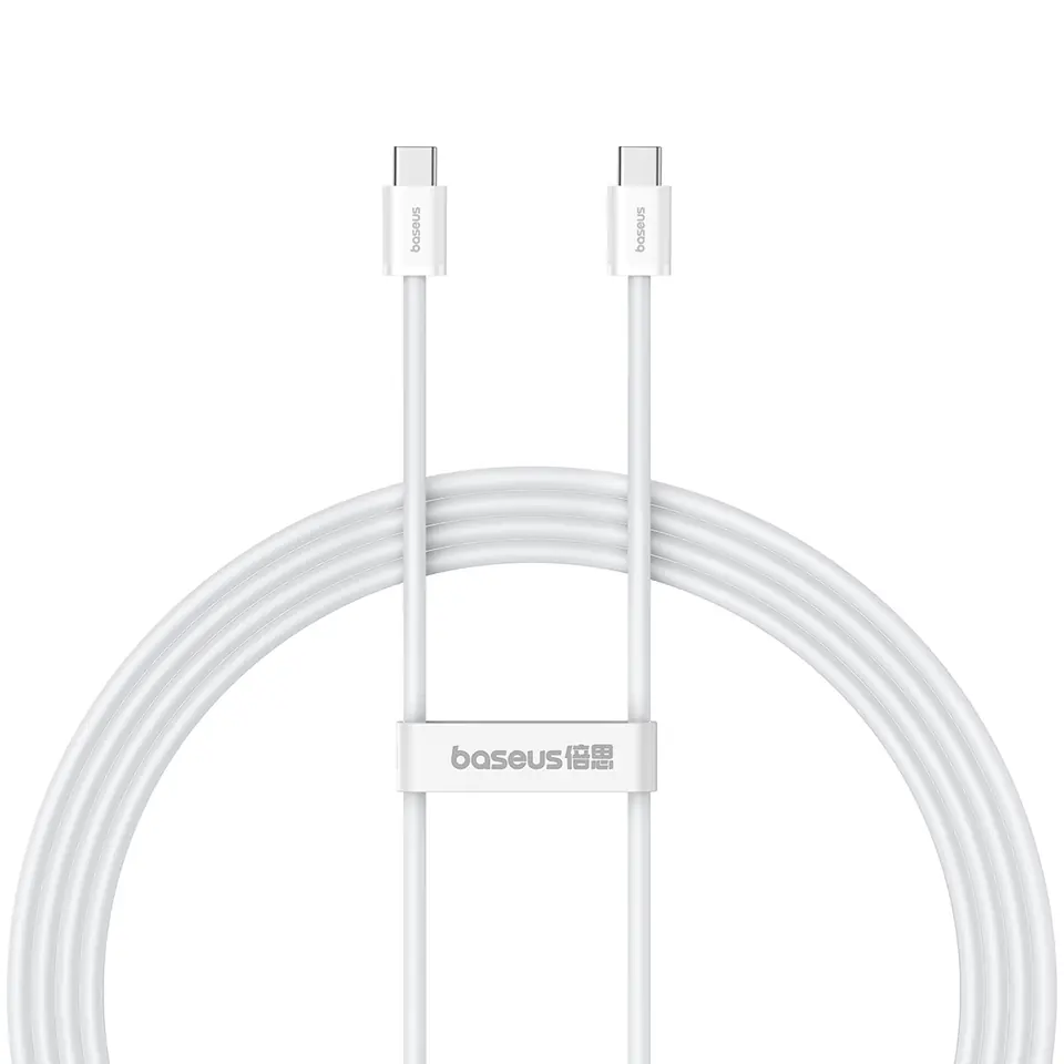 Kabel przewód USB-C 30W PD 480Mb/s Superior Series ll 2m biały w sklepie Wasserman.eu