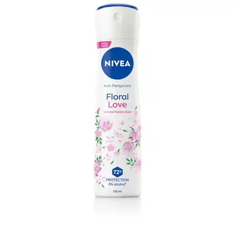 ⁨NIVEA Antyperspirant damski w sprayu Floral Love 150 ml - wersja limitowana⁩ w sklepie Wasserman.eu