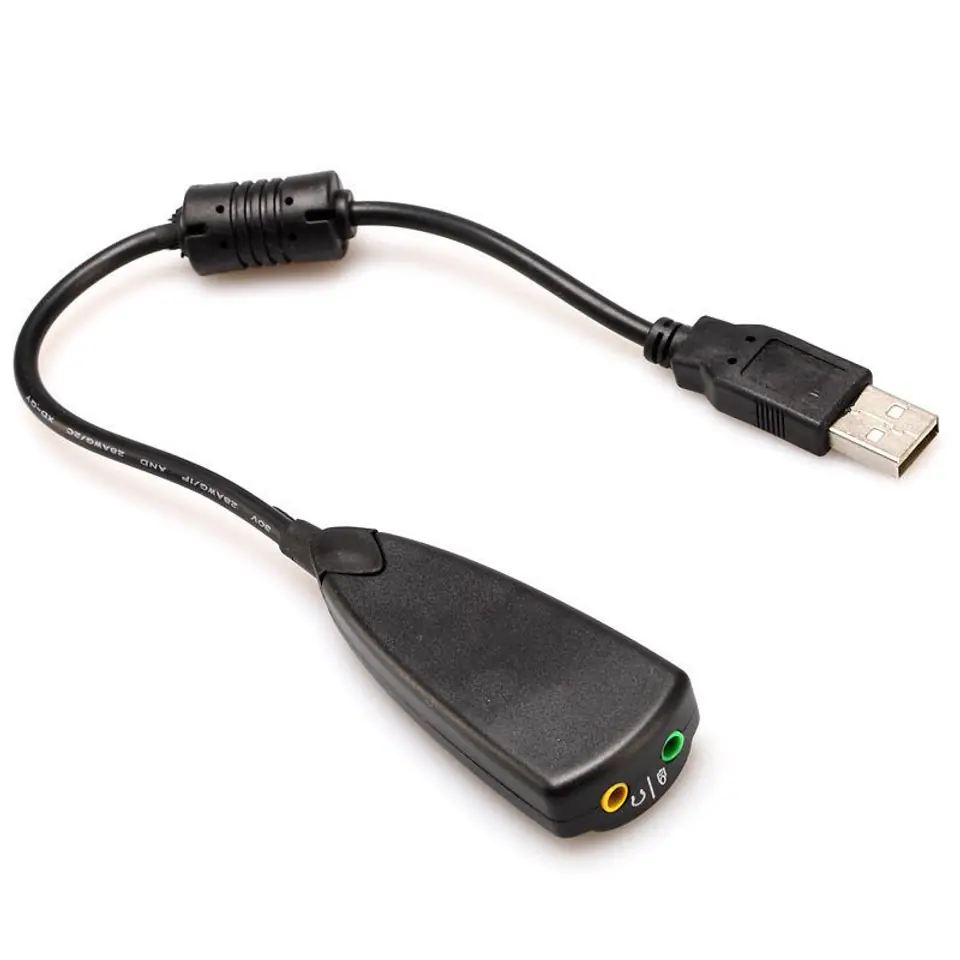 ⁨AK103C Karta dźwiękowa usb 7.1 kabel⁩ w sklepie Wasserman.eu