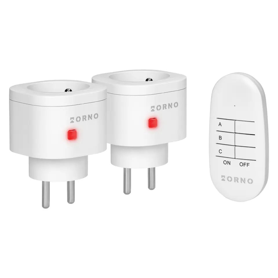 Zestaw bezprzewodowych mini gniazd sterowanych pilotem 2+1 w sklepie Wasserman.eu