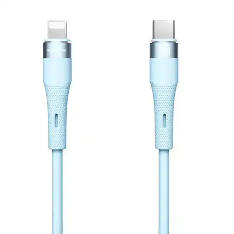 ⁨Kabel 27W USB-C - Lightning Nillkn Data Cable FlowSpeed Silicon niebieskie⁩ w sklepie Wasserman.eu