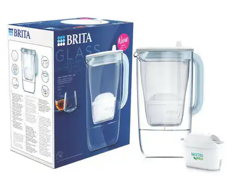 ⁨Dzbanek z filtrem BRITA Glass MX Pro Pure (szklany)⁩ w sklepie Wasserman.eu