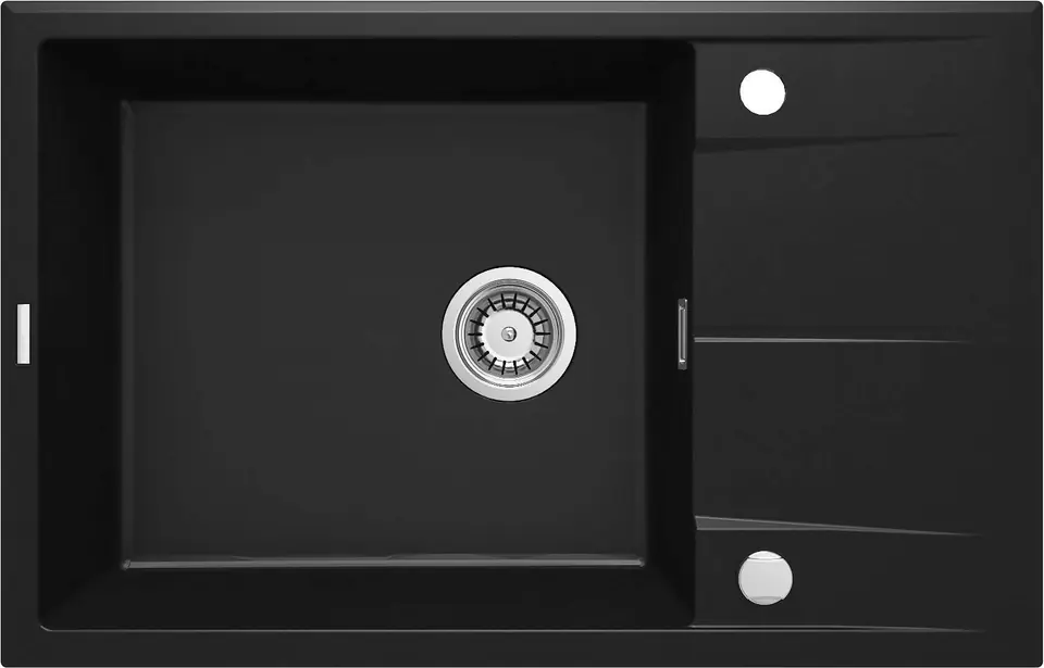 1-bowl granite sink with drainer at Wasserman.eu