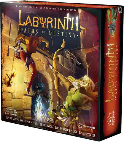 ⁨Labyrinth Paths of Destiny (4. edycja polska) gra StarHouse Games⁩ w sklepie Wasserman.eu