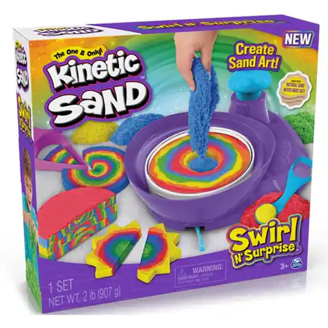 ⁨Kinetic Sand - piasek Zakręcone kolory 6063931 Spin Master⁩ w sklepie Wasserman.eu