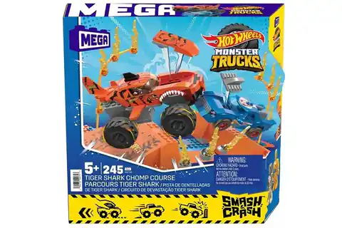 ⁨Mega Hot Wheels Monster Trucks Tiger Shark HKF88⁩ w sklepie Wasserman.eu