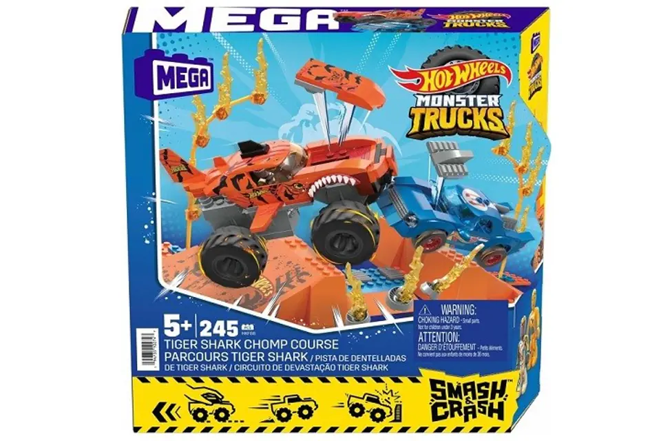 ⁨MEGA Hot Wheels Smash & Crash Tiger Shark Chomp Course⁩ at Wasserman.eu