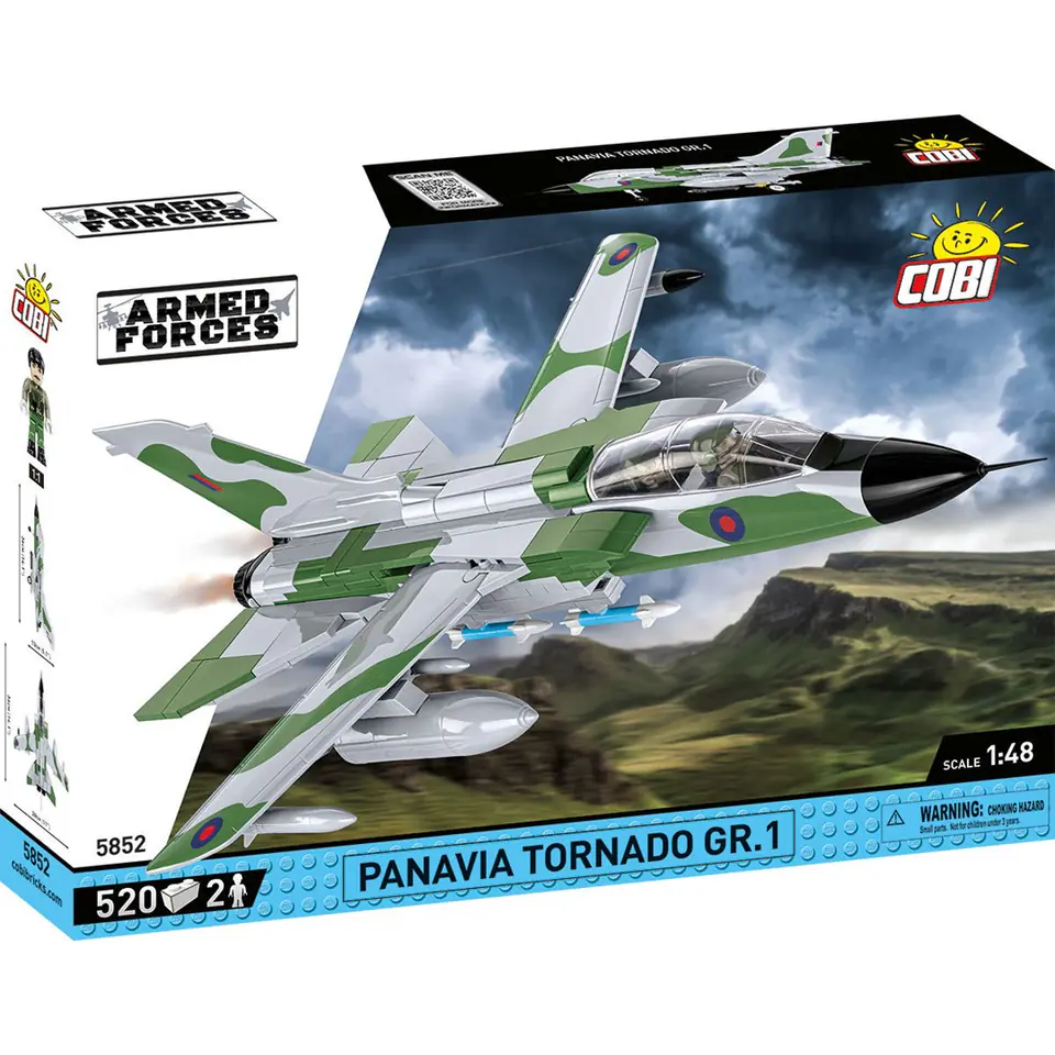 ⁨COBI 5852 Armed Forces Panavia Tornado GR.1 wielozadaniowy myśliwiec 520 klocków⁩ w sklepie Wasserman.eu