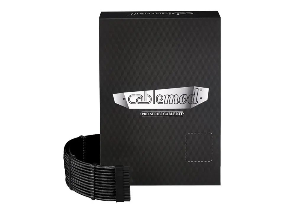 ⁨CableMod C-Series PRO ModMesh 12VHPWR Cable Kit for Corsair RM, RMi, RMx (Black Label) - black⁩ at Wasserman.eu