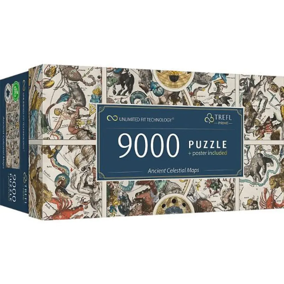 ⁨Puzzle Prime 9000 pcs. Ancient Celestial Maps 81031 TREFL⁩ at Wasserman.eu