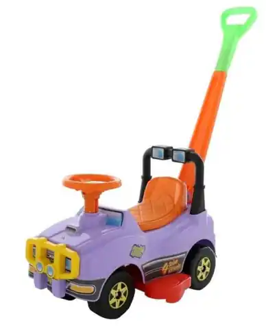 ⁨Polesie 62925 Ride-on with handle car jeep lilac ride-on car vehicle⁩ at Wasserman.eu