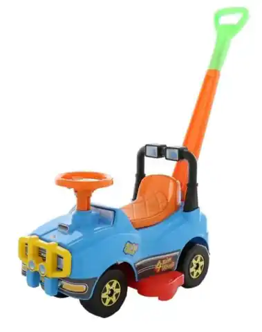 ⁨Polesie 62901 Ride-on with handle car jeep blue ride-on car vehicle⁩ at Wasserman.eu