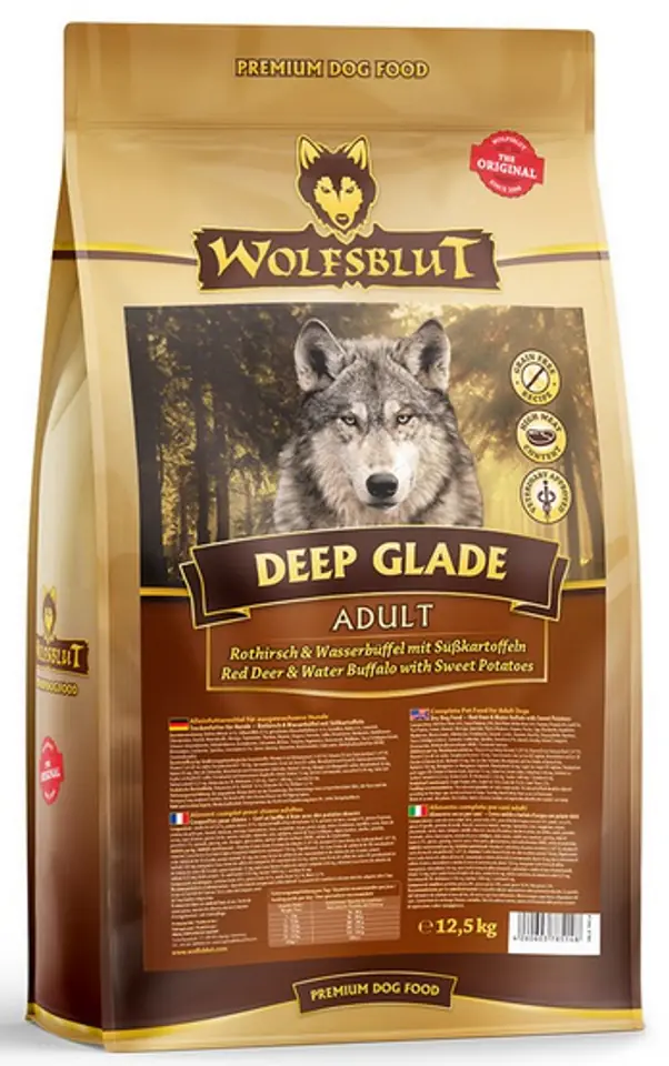 ⁨Wolfsblut Dog Deep Glade - jeleń i bawół 12,5kg⁩ w sklepie Wasserman.eu
