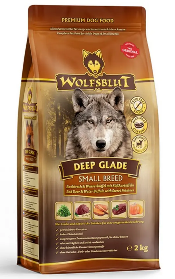 ⁨Wolfsblut Dog Deep Glade Small - jeleń i bawół 2kg⁩ w sklepie Wasserman.eu